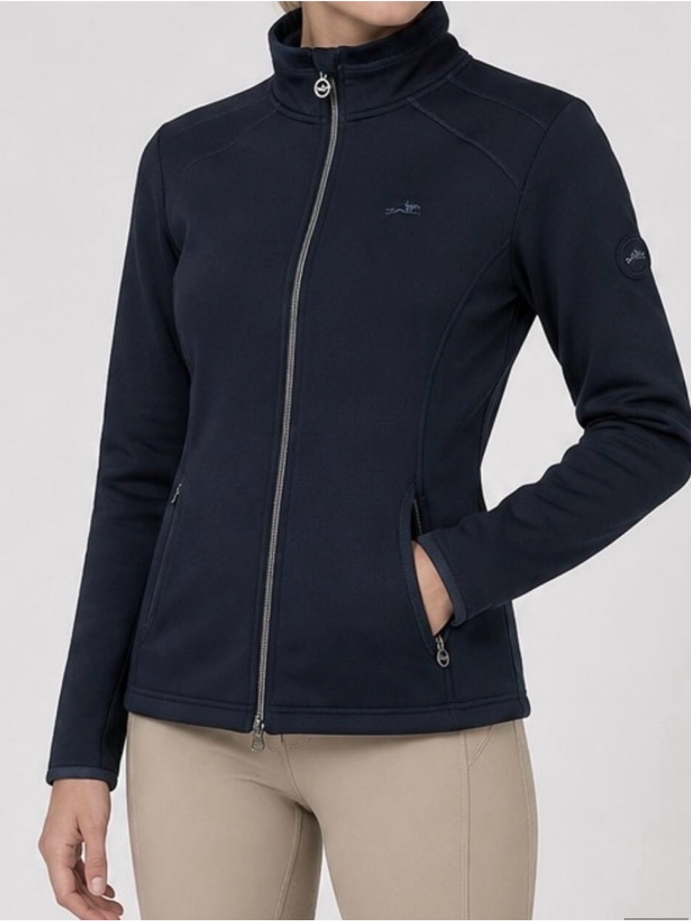 Schockemohle Rhianna Navy Full-Zip Softshell Jacket